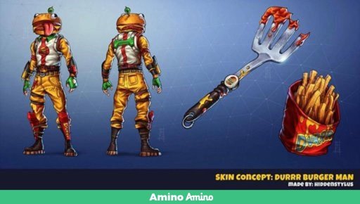  - skin de hamburguesa fortnite para dibujar