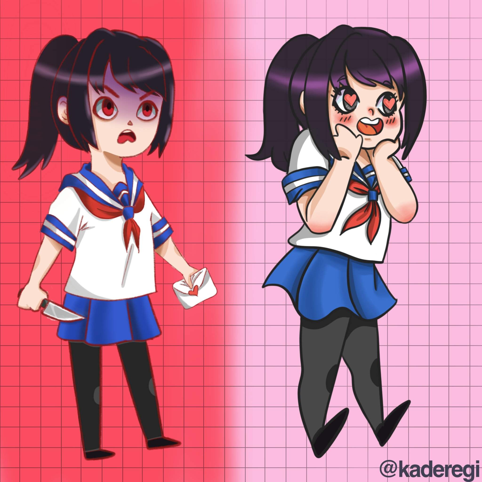 Ayano keychain set | Yandere Simulator Amino