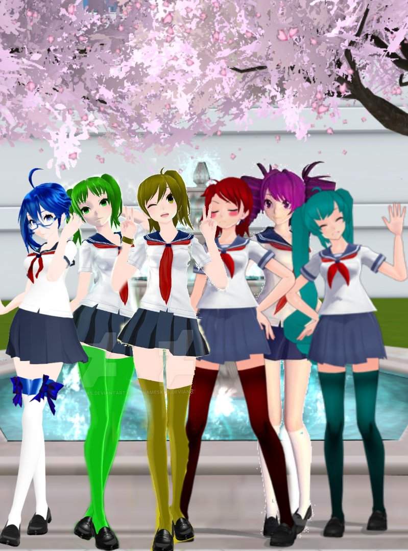 Yandere Simulator,the rainbow girls | DEOLYNK Amino