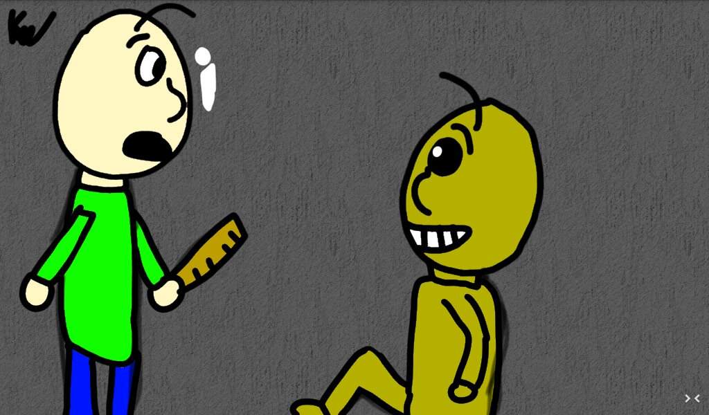 [Fan fic] Baldi conoce a golden Baldi Baldi's Basics Oficial Español