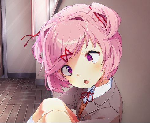 Cross-eyed Natsuki (by: u/greenmario47 on Reddit) | Doki Doki Literature  Club! Amino