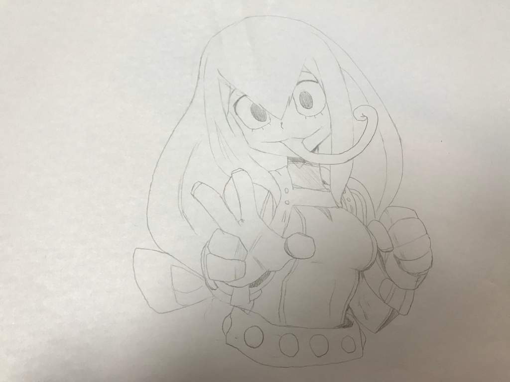 Boceto De Tsuyu-chan Terminado!!! 