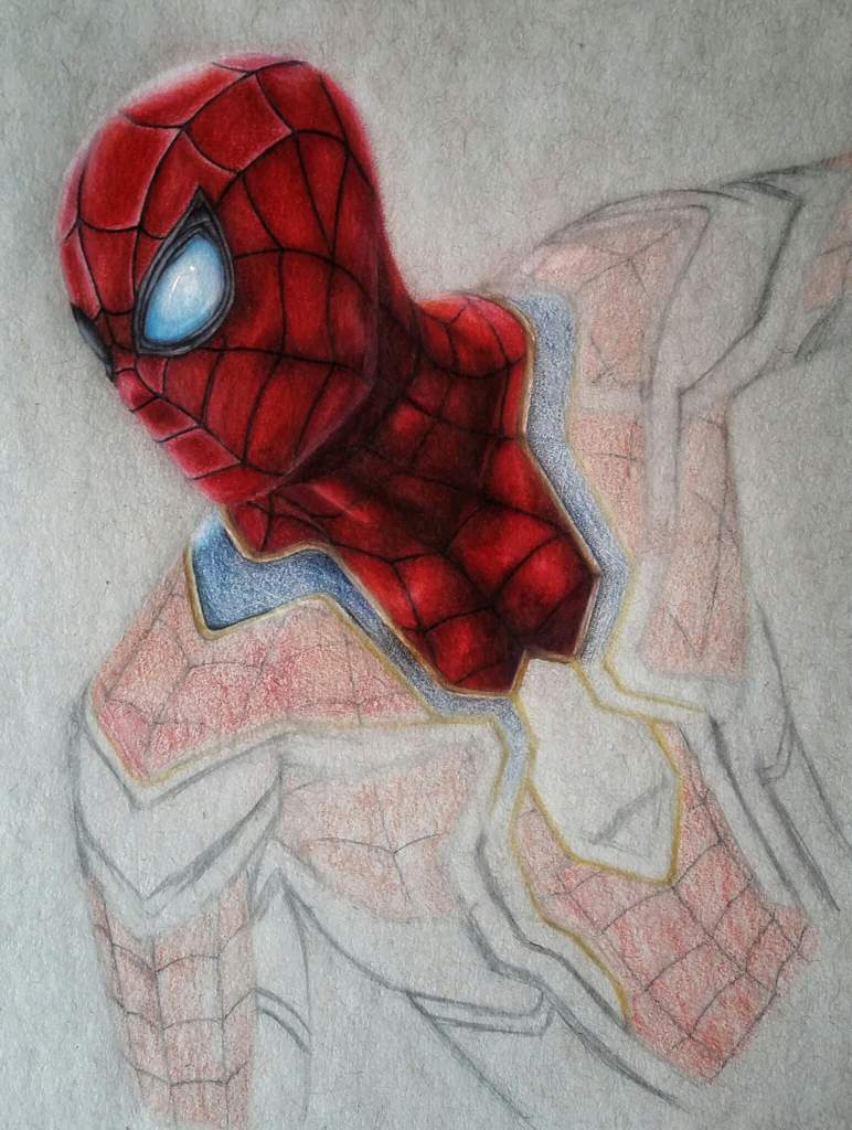 Iron Spider Drawing/Art (Spider-man) | Marvel Amino