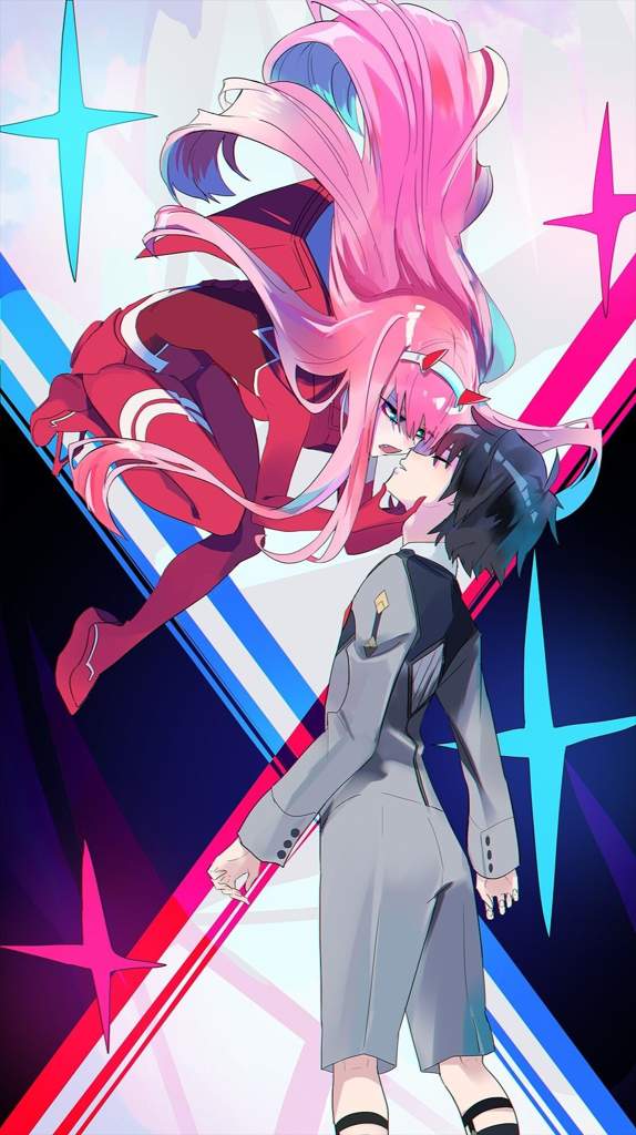 Wallpapers With Zero Two And Hiro Wiki Darling In The Franxx Official Amino