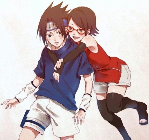 Me And Sarada Nuuu Im Not Cute Naruto Amino