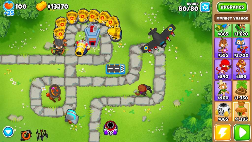 How To beat Monkey Meadow On Hard | Bloons TD Multi-Verse Amino