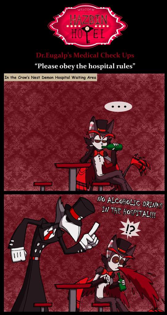 Hazbin Hotel OC Comic: The old crow doctor | Hazbin Hotel (official) Amino