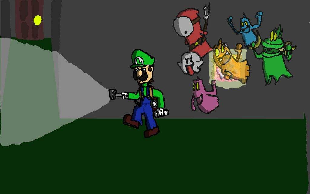 Another Luigi's mansion drawing | Mario Amino