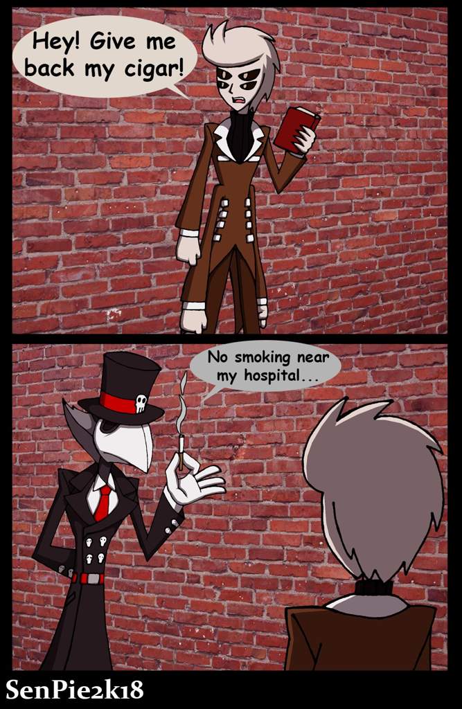 Hazbin Hotel OC Comic: The old crow doctor | Hazbin Hotel (official) Amino