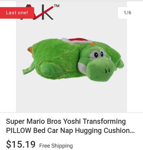 yoshi pillow pet