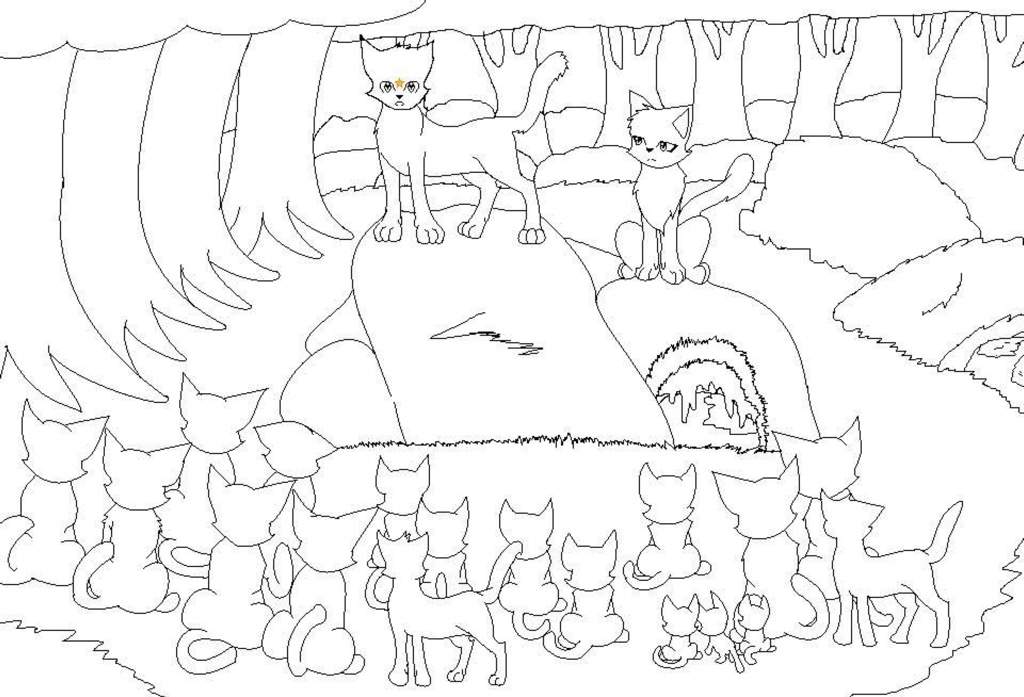 Clan meeting picture | Warrior Cats🐾🐾 Amino