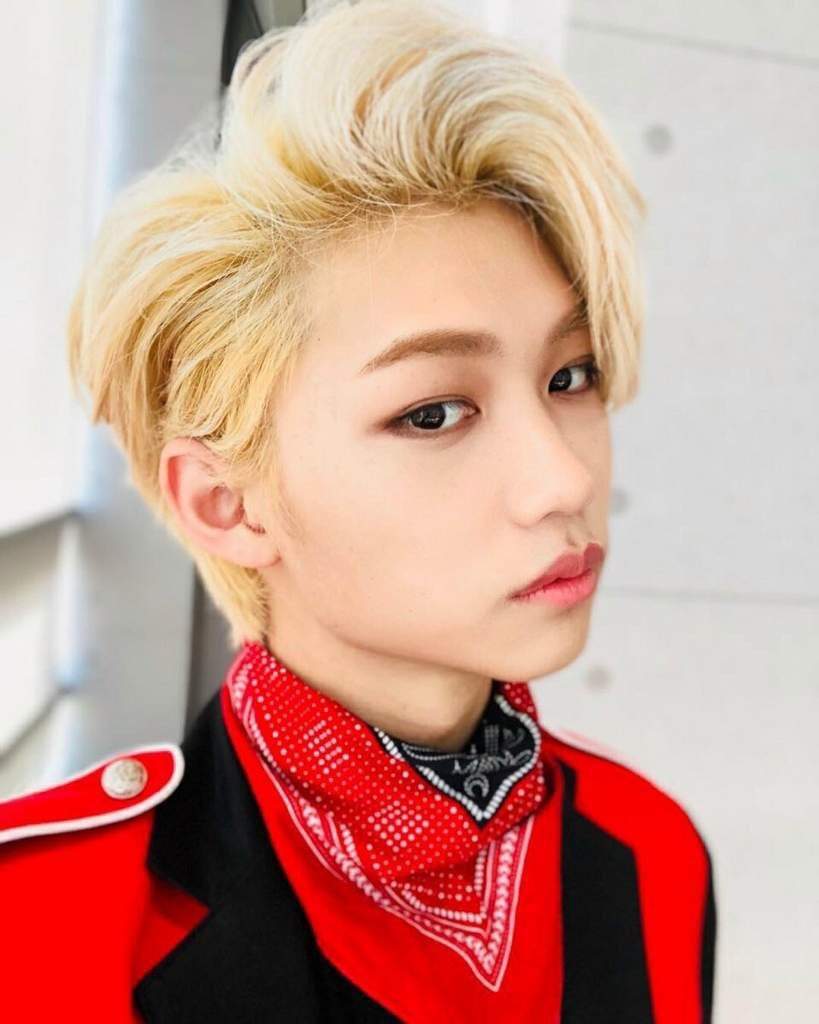 Bias Challenge Day 3: My favorite hair color on Felix | Stray Kids Amino