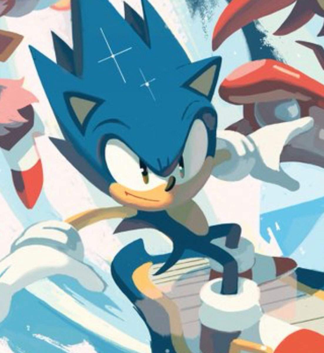 《Comic Cover floof》 | Sonic the Hedgehog! Amino