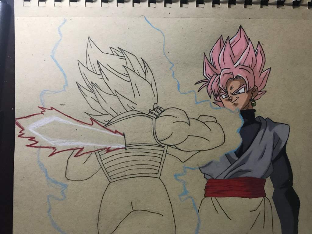 Goku Black vs Vegeta Drawing | DragonBallZ Amino