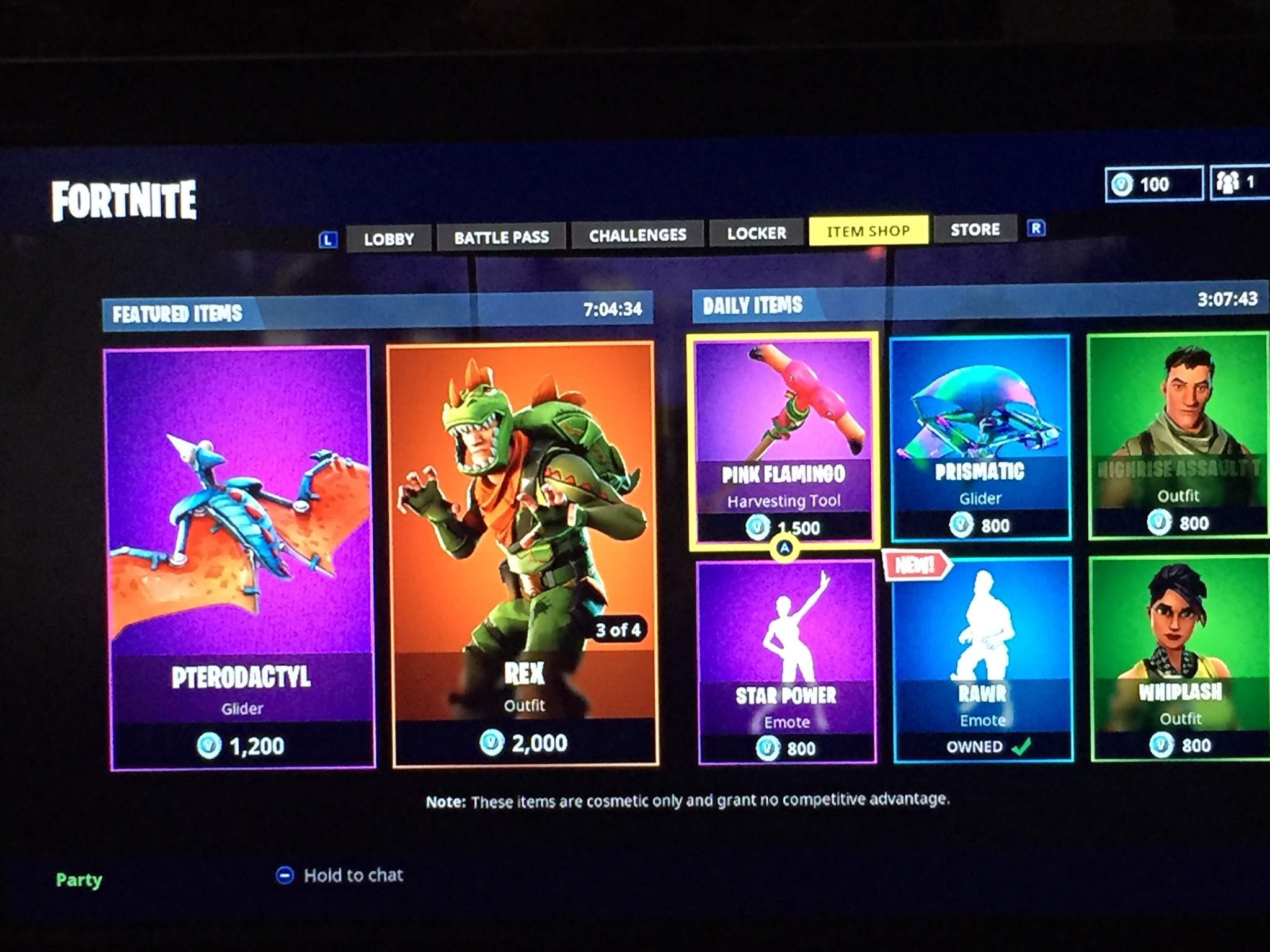 These are the current items availble in the shop | The Fortnite Switch ...