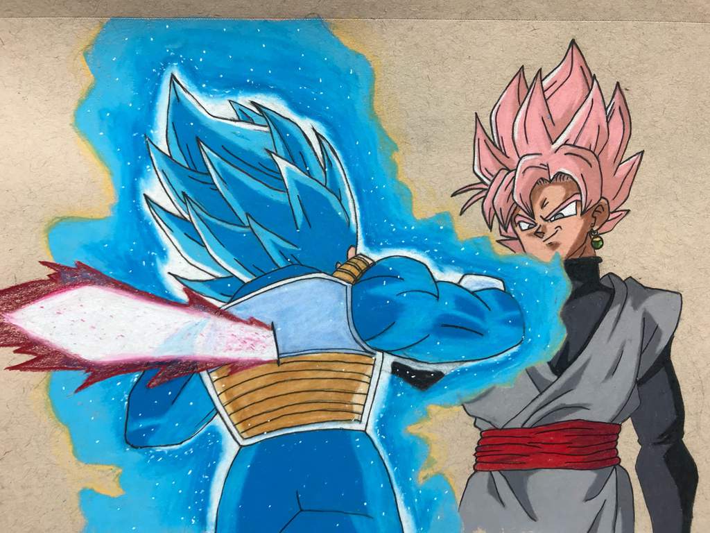 Goku Black vs Vegeta Drawing | DragonBallZ Amino