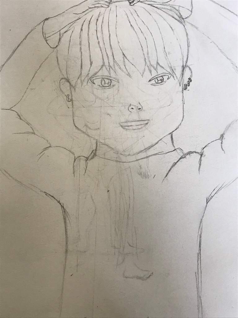 Anime Of Jeon Jungkook Sketch Done Art Amino