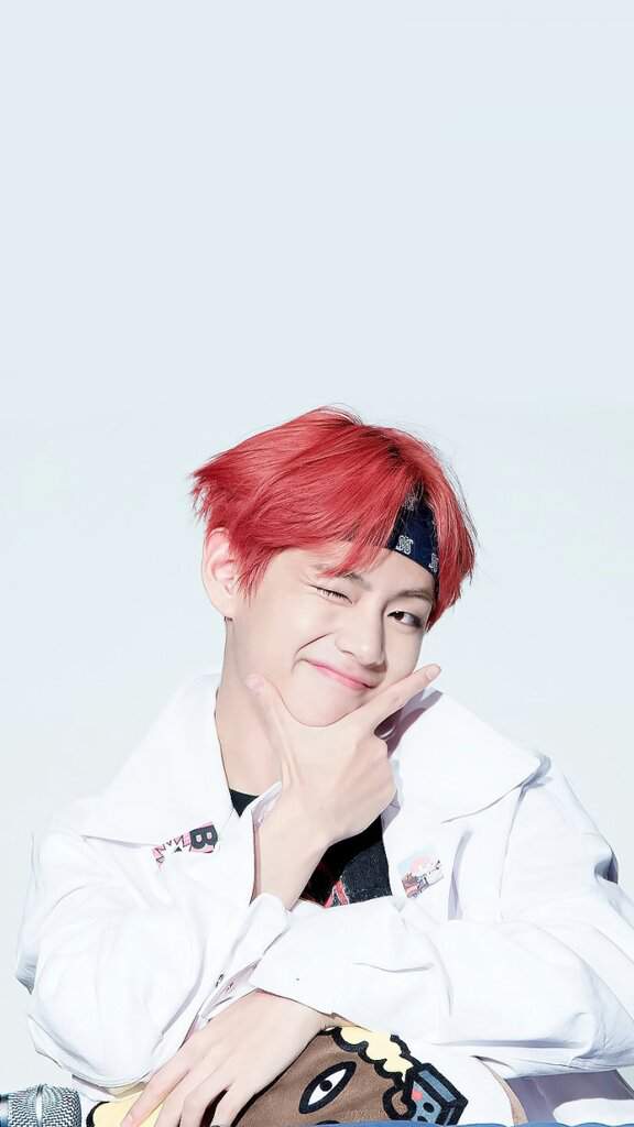  Bts  v  with red  hair  ARMY s Amino