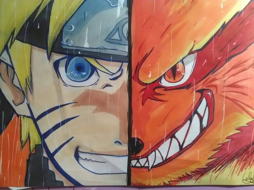 Dessin De Naruto Et Kyubi Naruto Boruto Fr Amino