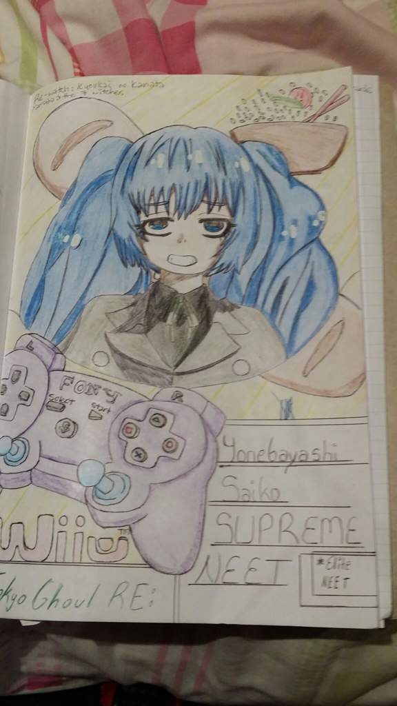 Saiko Fanart I Love My Lazy Neet Ghoul Amino