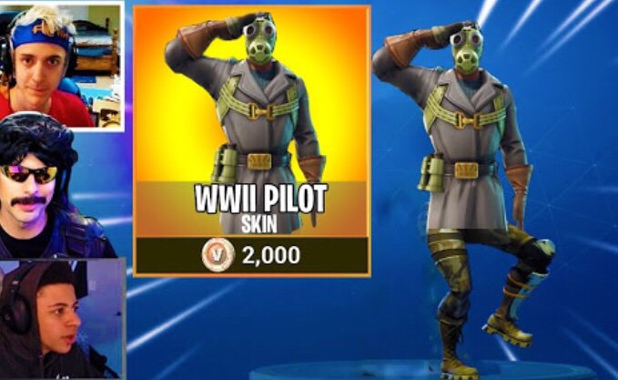  - skin pilot fortnite