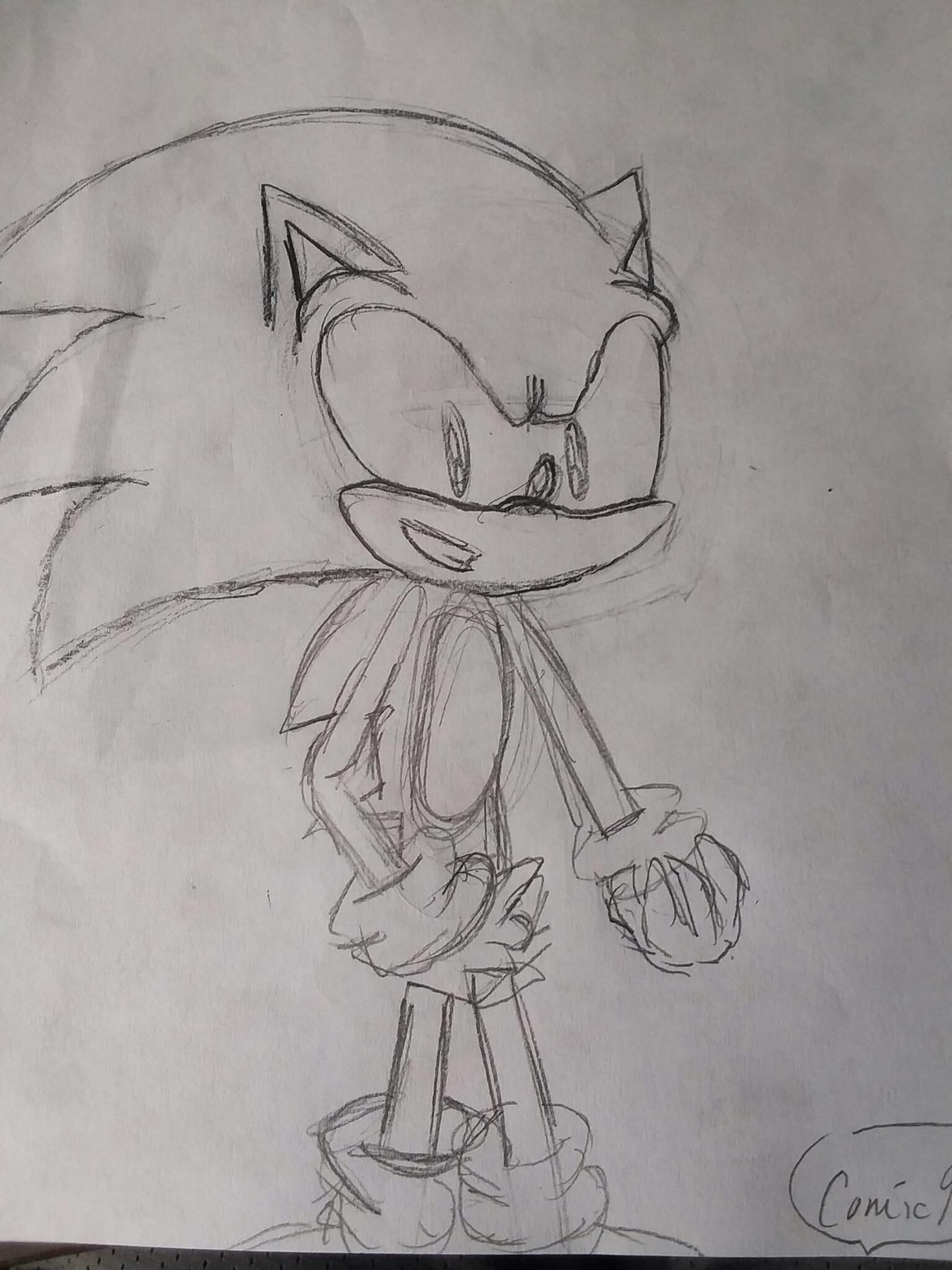 Comic999 seal of approvel | Sonic the Hedgehog Art Amino