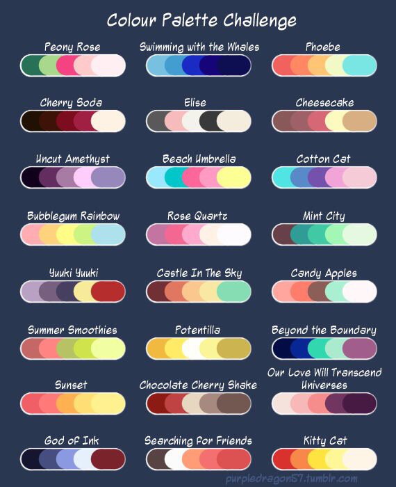 Pin by Becky B on color | Color palette challenge, Skin color palette ...