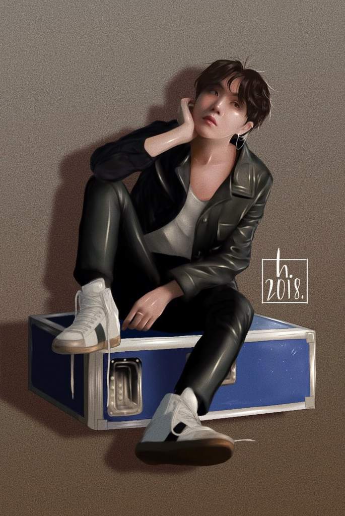 J Hope Love Yourself Tear Photoshoot Sketch Fanart Army S Amino