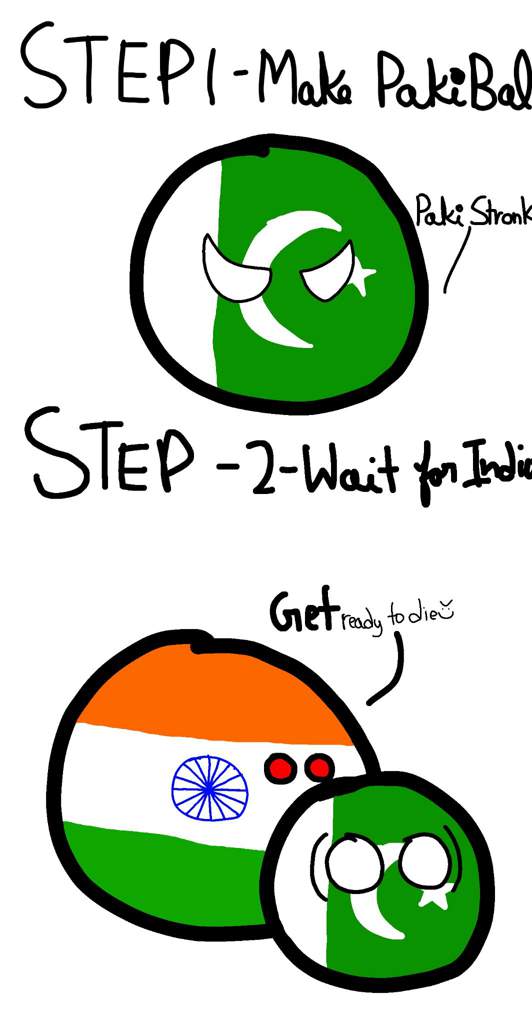 How to make India Ball | Polandball Amino