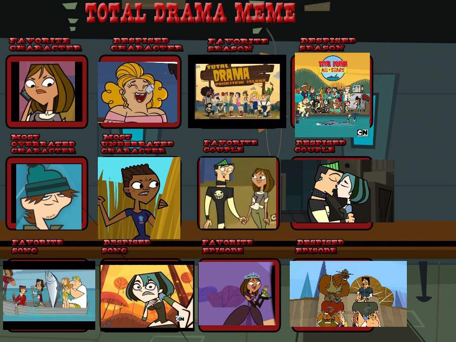 My total drama opinions | Total Drama Official Amino