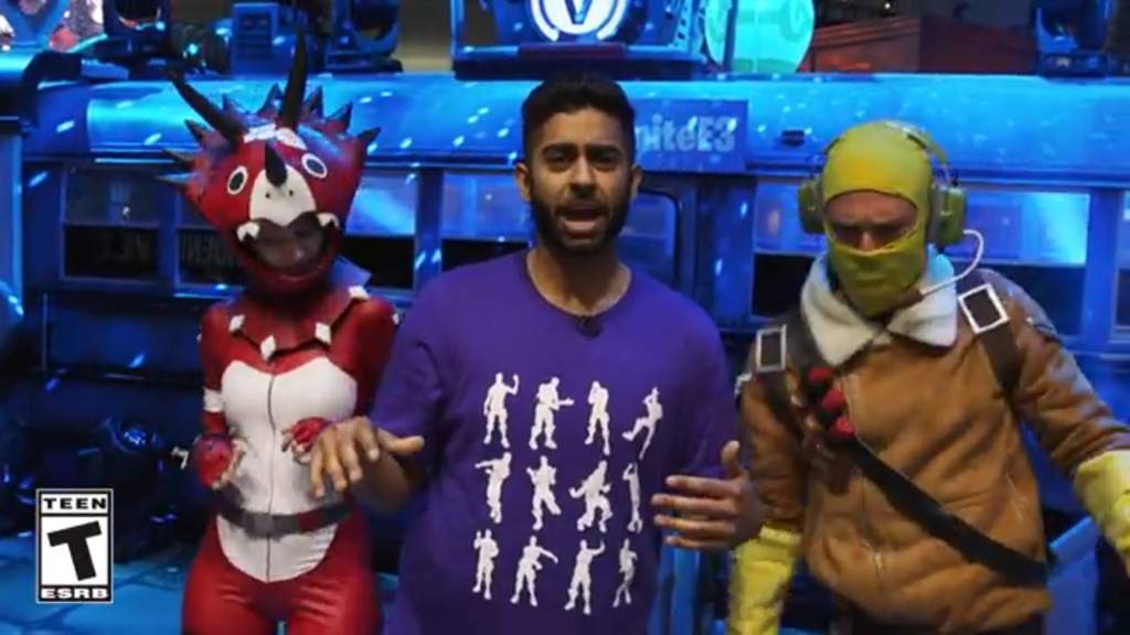 the official fortnite youtube drooped a recap of e3 the recap goes over the pro am parties a bull llama plenty of cosplays and of course all the - youtube e3 fortnite