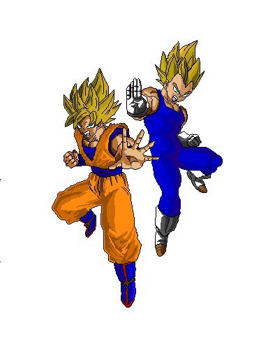 Goku and Vegeta Pixel Art Final part | Dokkan Battle Amino
