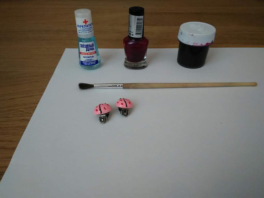 DIY:Серьги Леди Баг-Всем привет! С вами Anastasia. Сегодня мы будем делать серьги Леди Баг: [IMG=D6H] Для этого, вам понадоб