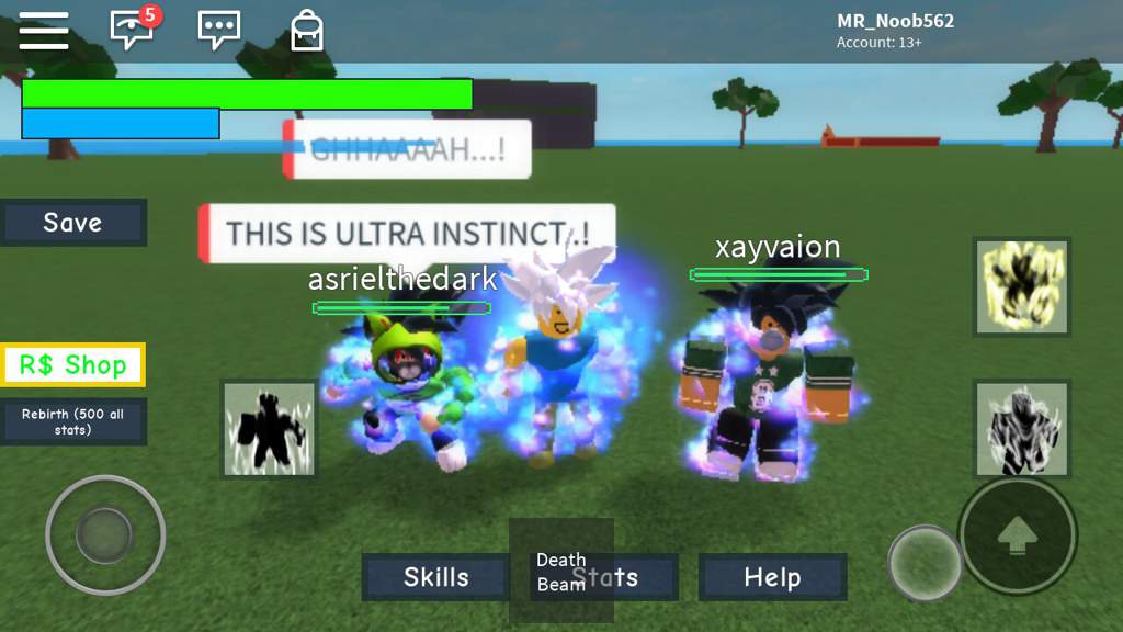 I Was Playing Roblox Dragon Ball Super Official Amino - ultra rebirth roblox