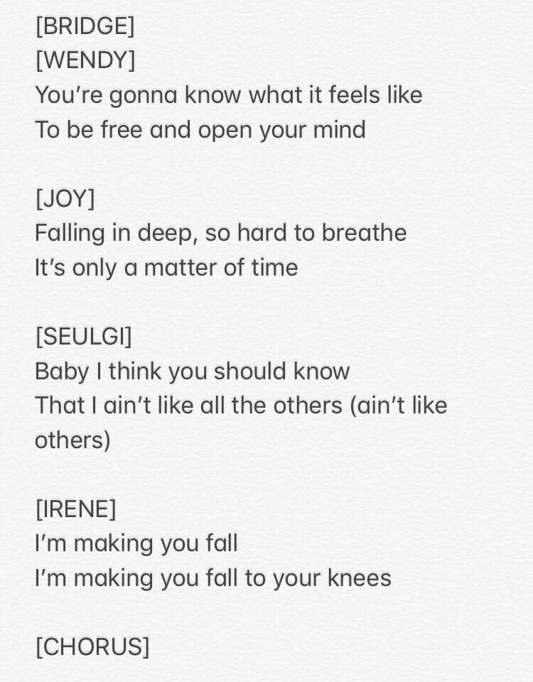 Bad Boy English Version Lyrics We Love Powerful Women Red Velvet Amino