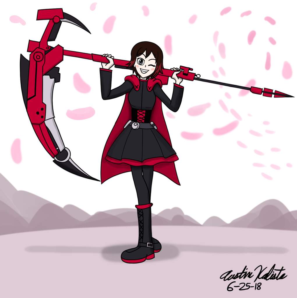 Ruby Rose Fanart Rwby Amino