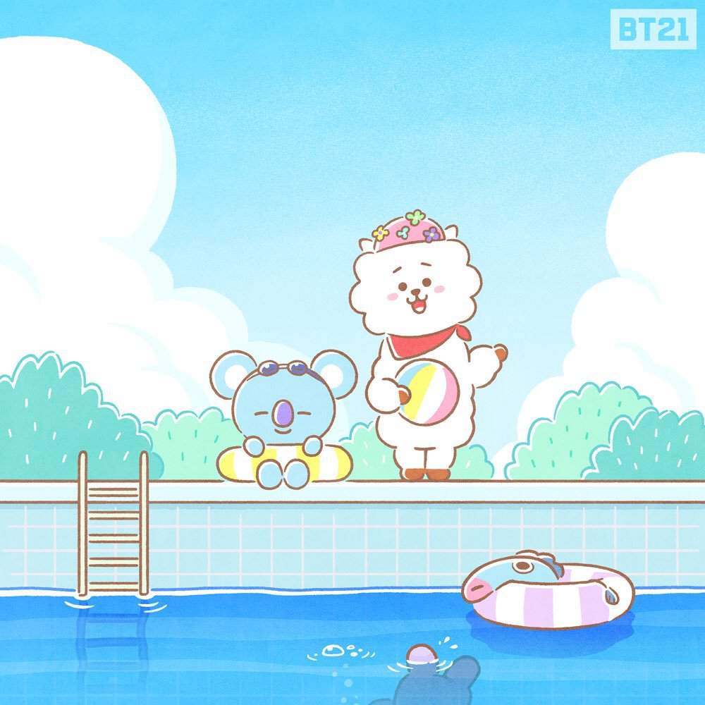 So i go onto the BT21 twitter account and... I started laughing so hard