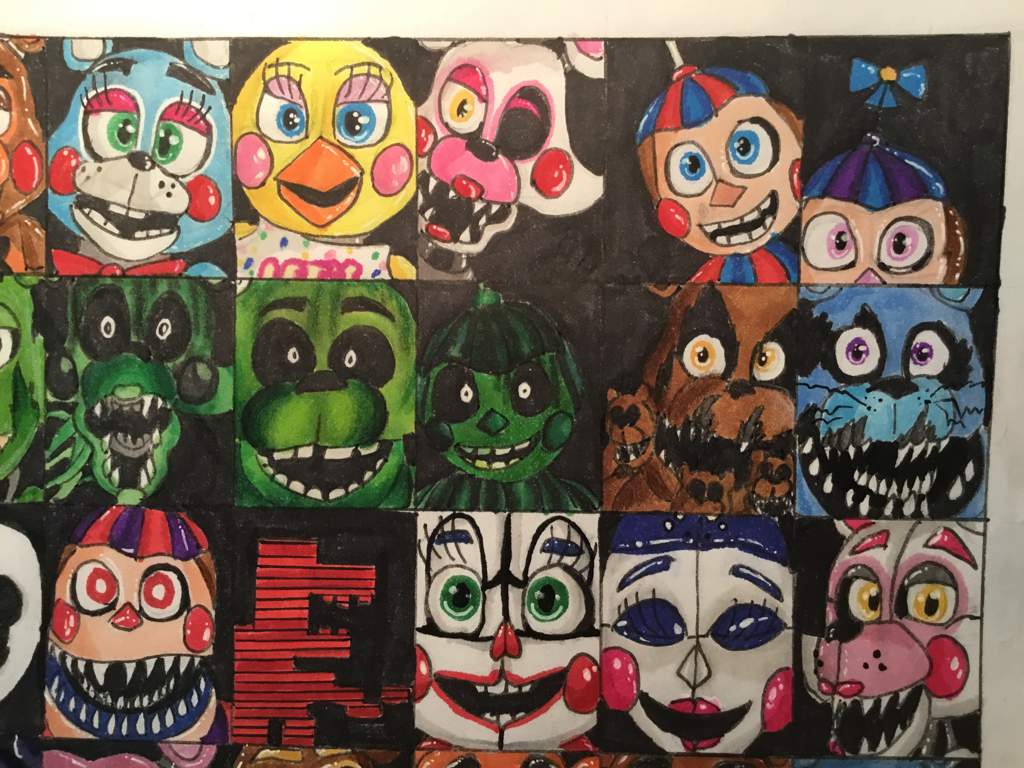 Ultimate Custom Night art |Character selection| | Five Nights At Freddy ...