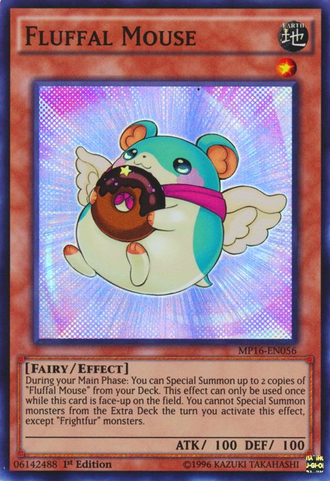fluffal mouse is one of the cutest yugioh cards