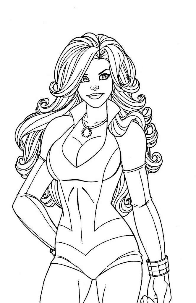 Mary Jane Watson. Original Line Art by JamieFayX. I did the Colored and ...
