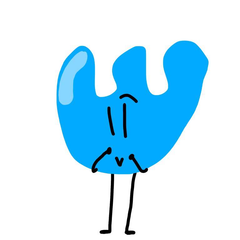 Watery jr without outlines | BFDI💖 Amino