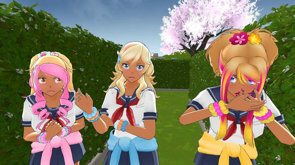 Bullies got lost in a maze - pose mode🌸 | Yandere Simulator Amino