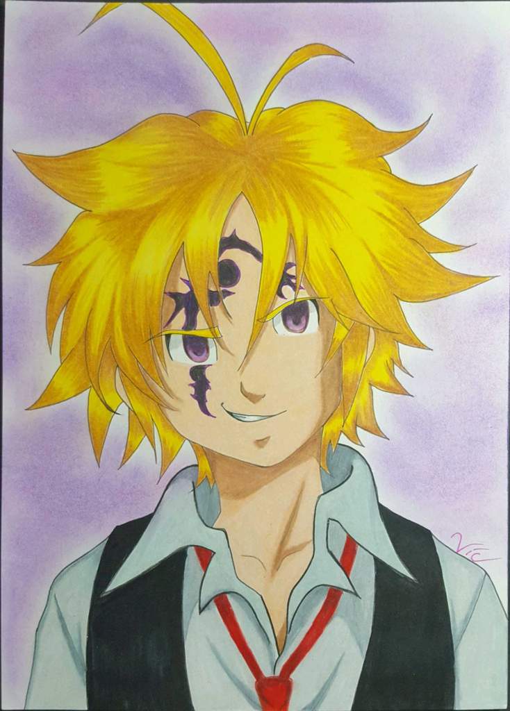 Drawing Of Sir Meliodas Anime Art Amino