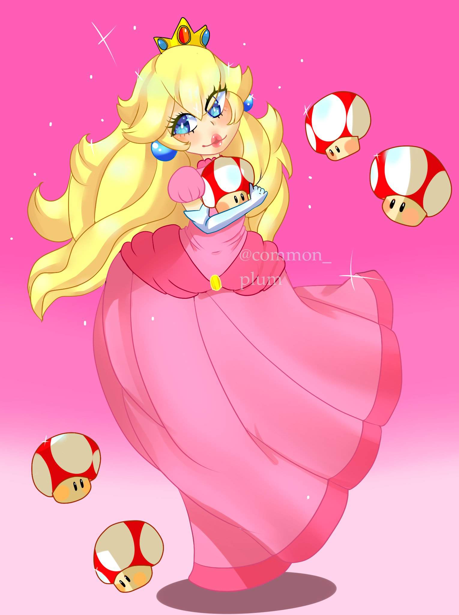 I Made some fanart of Princess Peach | Developing Ocs! (^_-)-☆ Amino