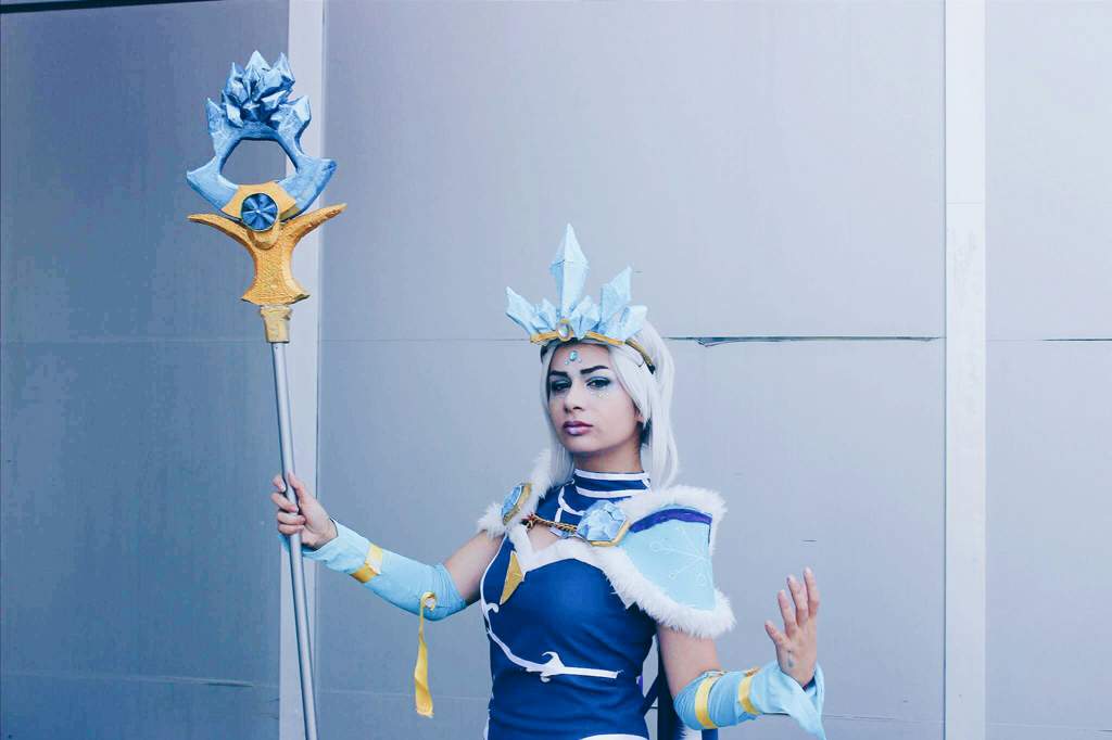 Crystal Maiden Cosplay Crystal Maiden Cosplay Costume Staff