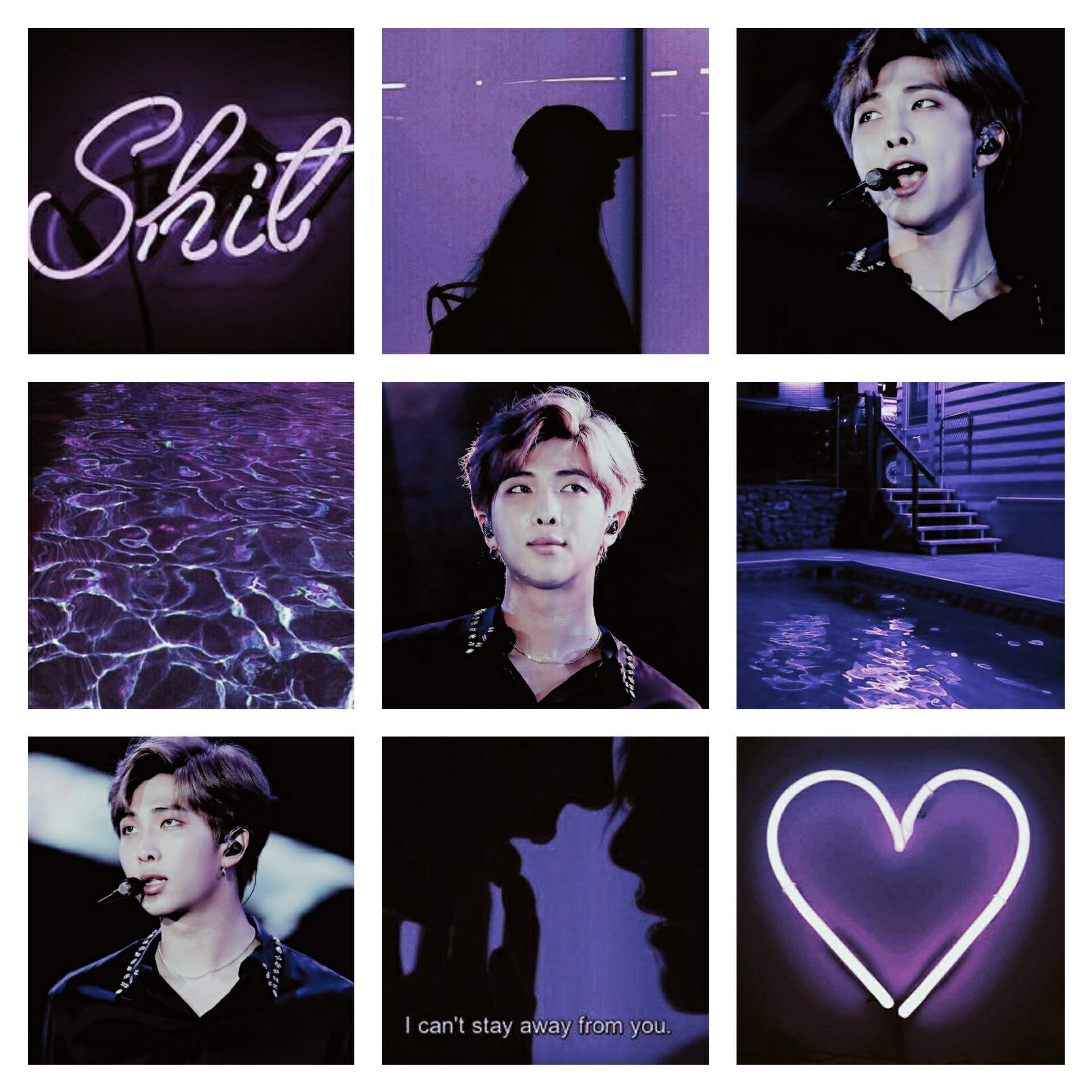 Namjoon Purple Aesthetic | Kpop Aesthetics! Amino