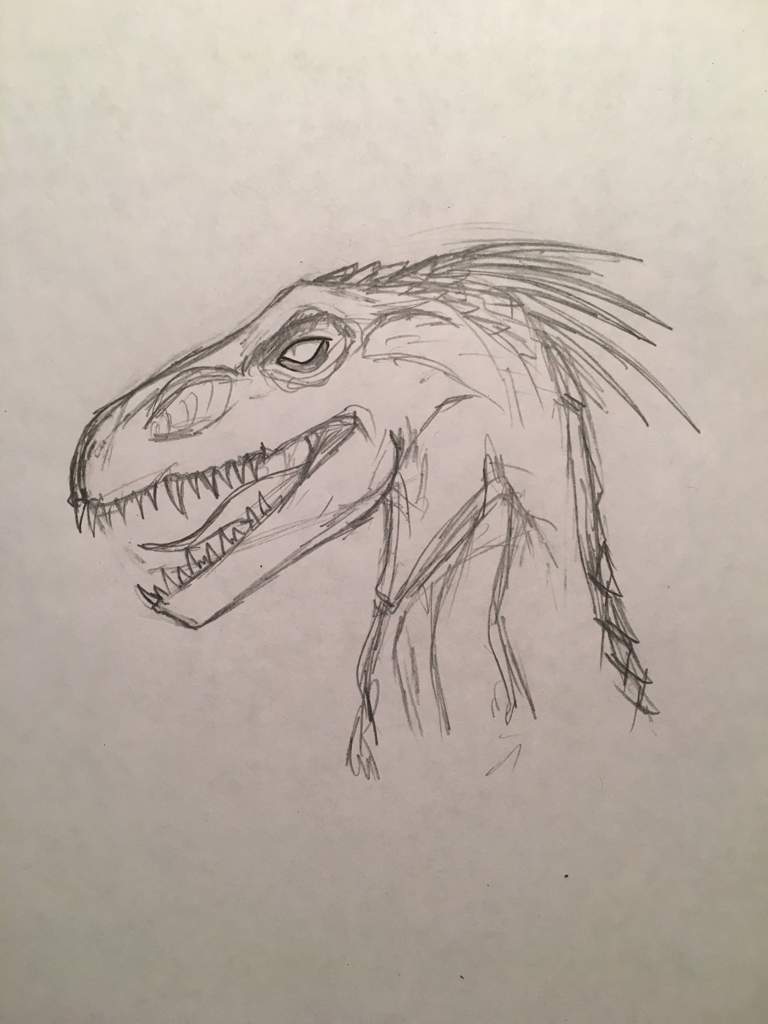 indoraptor drawing full body