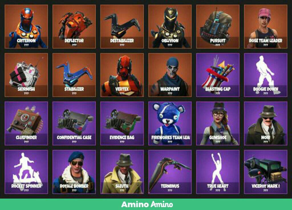  - fortnite all upcoming skins