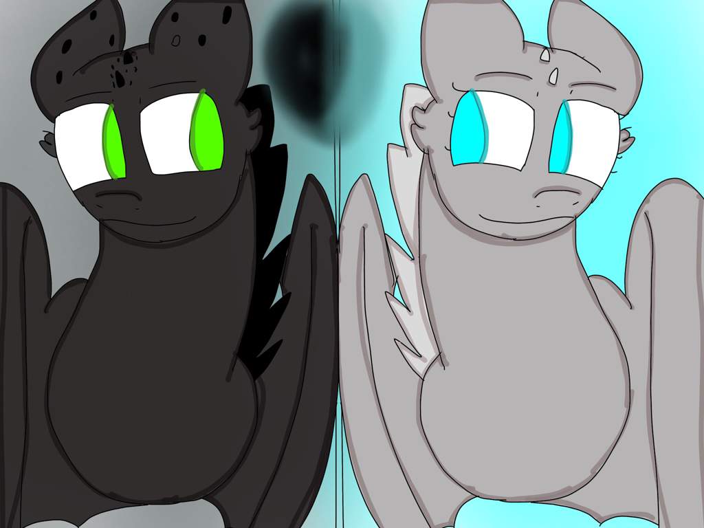 Toothless X Light Fury H T T Y D Amino