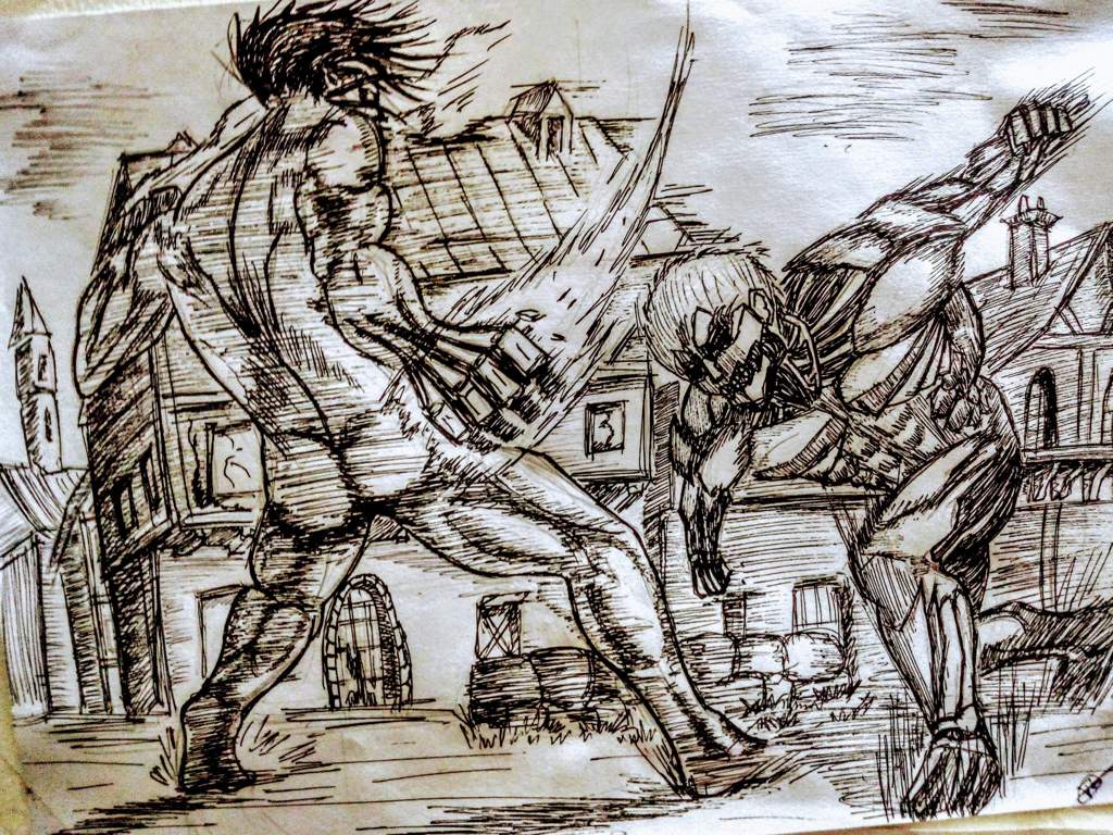 manga shingeki no kyojin español reiner vs eren